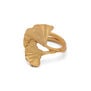 Ginkgo leaf ring by Michael Michaud